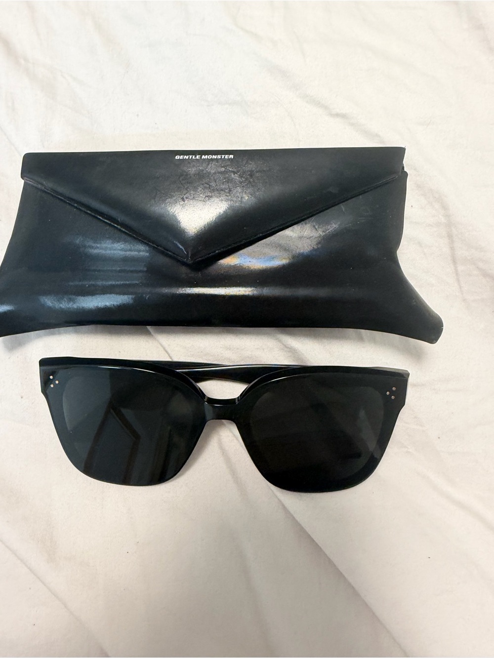 GENTLE MONSTER Black Rick Square Sunglasses